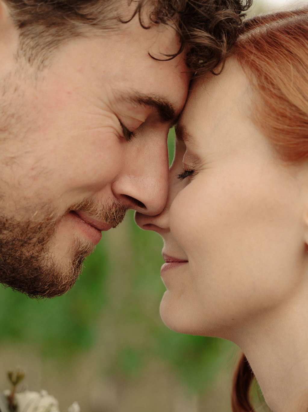 a beautiful couple celebrating their elopement in the beautiful hills of piedmont